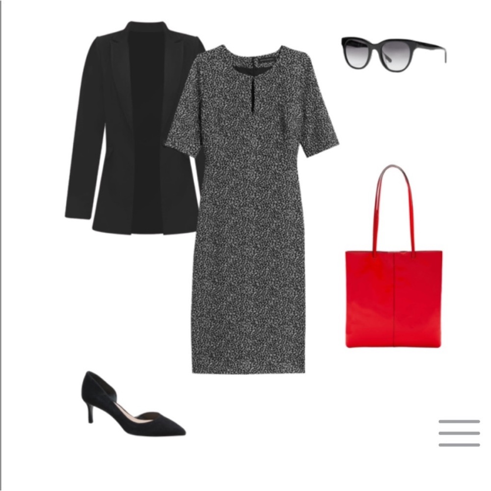 Banana Republic Keyhole Sheath Dress Leopard
